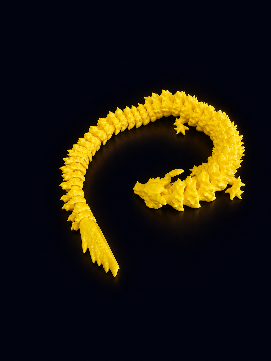 Dragão Articulado Amarelo